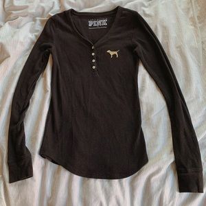 Victoria’s Secret PINK Thermal Pajama Top